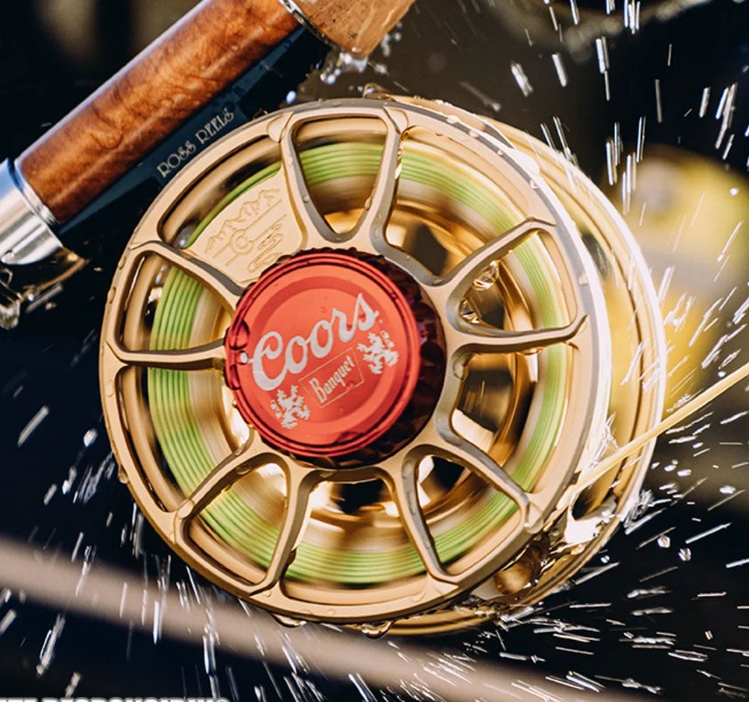 coors banquet fly fishing reel Ross Animas Reel - 7/8 - Coors Banquet Edition