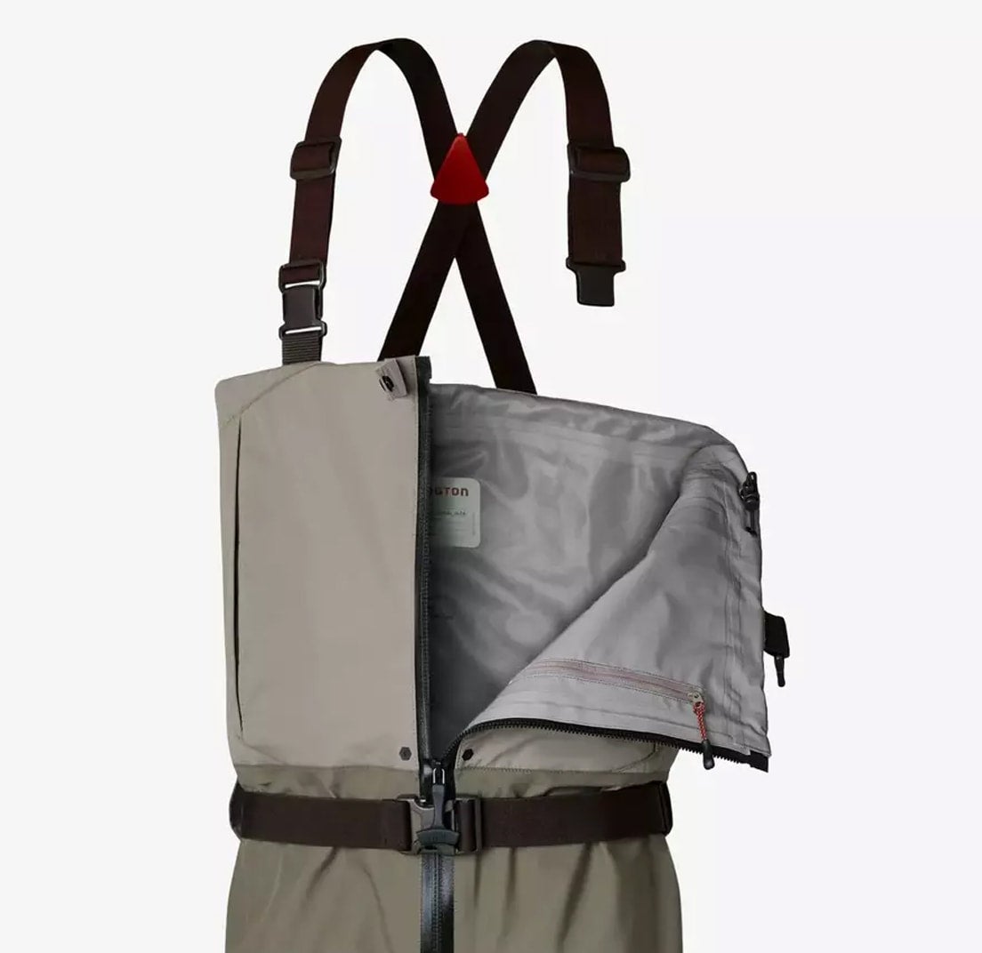 redington zip front waders